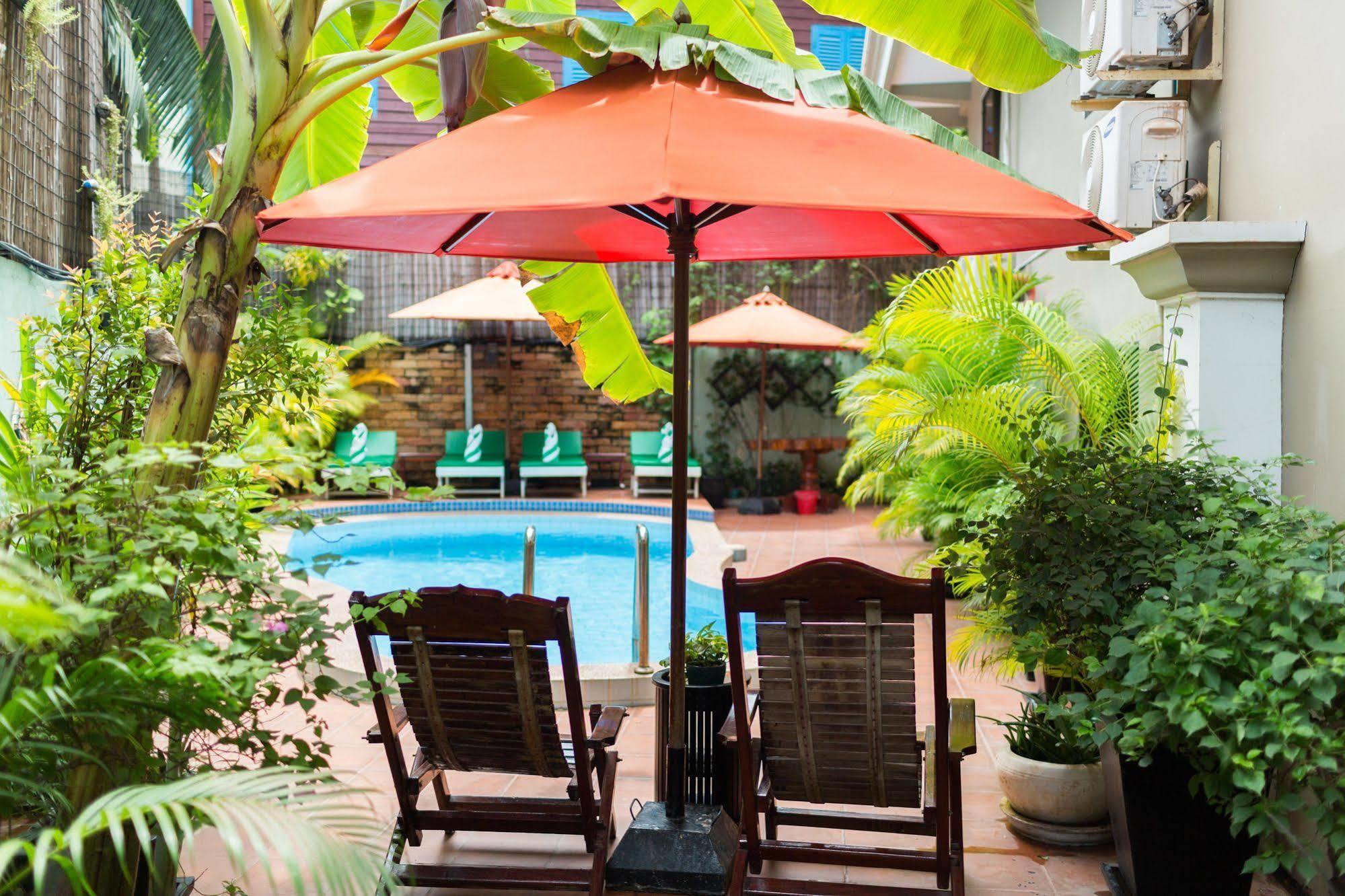 La Villa Du Bonheur Siem Reap Exterior foto